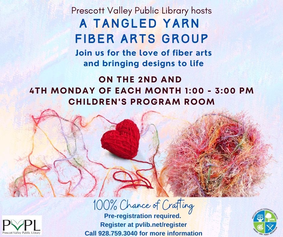 A Tangled YarnFiber Arts Group, In person program, April 11, 2022Pre
